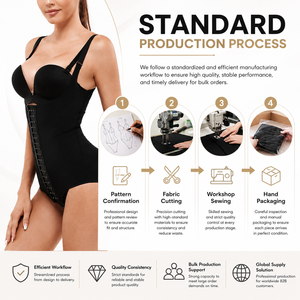 Body Moldeador de Mujer Transpirable de Ganchillo con Busto Abierto, Corsé Reductor con Tirantes Ajustables, Control Abdominal y Antibacteriano - Product Image 2