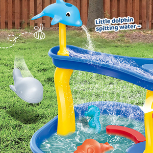BGL 2-en-1 Water Play Center Moules Animaux <span class=keywords><strong>de</strong></span> la <span class=keywords><strong>mer</strong></span> <span class=keywords><strong>Jeux</strong></span> <span class=keywords><strong>de</strong></span> piscine et plage Table <span class=keywords><strong>de</strong></span> <span class=keywords><strong>sable</strong></span> Jouets pour enfants en plastique durable - Product Image 4
