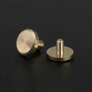 Solid Brass Binding Chicago Screws Nail Stud Rivets For Photo Album Leather Craft Studs Belt Wallet Fasteners