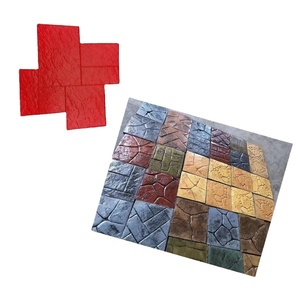Tappetini Decorativi in Poliuretano Flessibili e Resistenti alla Corrosione per Impronte su <span class=keywords><strong>Cemento</strong></span>, Stampi per Calcestruzzo con Motivi di Ciottoli Invecchiati - Product Image 4