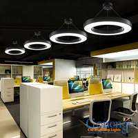 Plafonnier LED linéaire hexagonal creux suspendu pour bureau