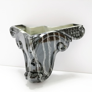 YIJUN Furniture Legs 4073 Black <b>ABS</b> Modern Minimalist Easy Installation - Product Image 2