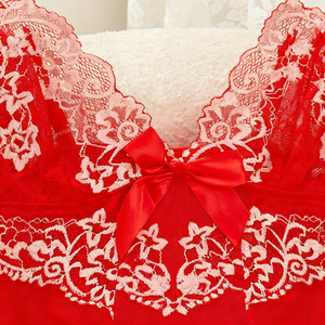 Weihnachten Damen Sommer Weiche Atmungsaktive Dessous Hochmodischer Midi-Rock Träger-Pyjama Nachtwäsche mit Schlitz Sexy Neuware USA - Product Image 2