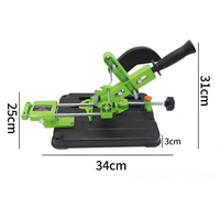 Support de découpe réglable pour meuleuse d'angle, support de coupe en métal pour meuleuse d'angle de 100/125 mm