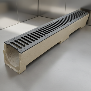 Grilles métalliques modernes et durables anti-corrosion en <span class=keywords><strong>fonte</strong></span> ductile pour canaux de drainage en béton polymère <span class=keywords><strong>D400</strong></span>, fossés d'égout - Product Image 1