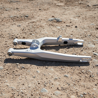 Bras oscillant en alliage d'aluminium pour moto, fourche arrière plate pour moto tout-terrain, suspension universelle pour rénovation/amélioration - Nouvelle garantie de 6 mois, haute qualité