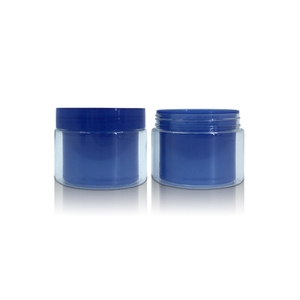 Emballage cosmétique bleu de 100g d'ANIMAL FAMILIER de double pot de crème de crème faciale de masque de cheveux de masque facia - Product Image 3