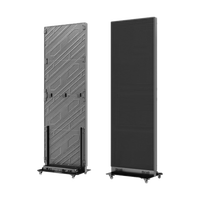 Totem mural intelligent portable, panneau numérique pliable intérieur/extérieur, écran d'affichage LED P2.5 P3 P4 pour la publicité