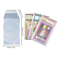 Sacs d'équipe transparents en PP de haute qualité pour la collecte de cartes à collectionner Caractéristique de sécurité auto-adhésive Impression par héliogravure Manipulation de la surface
