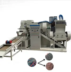 Bestseller Elektrische Cu Schroot Draad Recycle Granulator Stripper Koperen Kabel Recycling Machine Met Separator Apparatuur