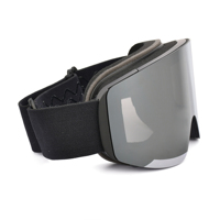 Vente en gros d'usine, haute qualité pour lunettes de ski de marque personnalisée, vente en gros personnalisée, lentilles violettes, lunettes de snowboard, lunettes de neige