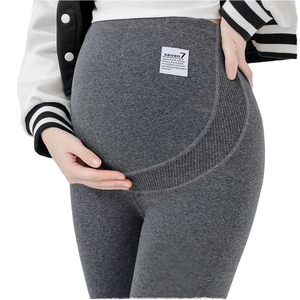 Pantalon de <span class=keywords><strong>Maternité</strong></span> Grande Taille en Coton, <span class=keywords><strong>Legging</strong></span> d'Hiver à Taille Haute Soutien Ventre Doublé <span class=keywords><strong>Polaire</strong></span> - Product Image 1