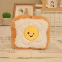 Porte-clés en peluche de haute qualité, créatif, en forme de collation de célébrité internet, jouet en peluche alimentaire simulé pour enfants