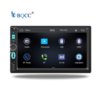 BQCC Autoradio universel 2 Din avec CarPlay sans fil, Android Auto, écran tactile 7 pouces, lecteur multimédia, caméra de recul, lecteur MP5