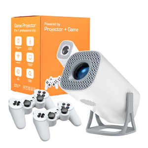 JUNUO proyector de juegos Android 11 3D consola de juegos inteligente proyector hogar 4K Video portátil Mini Android juegos proyector - Product Image 6