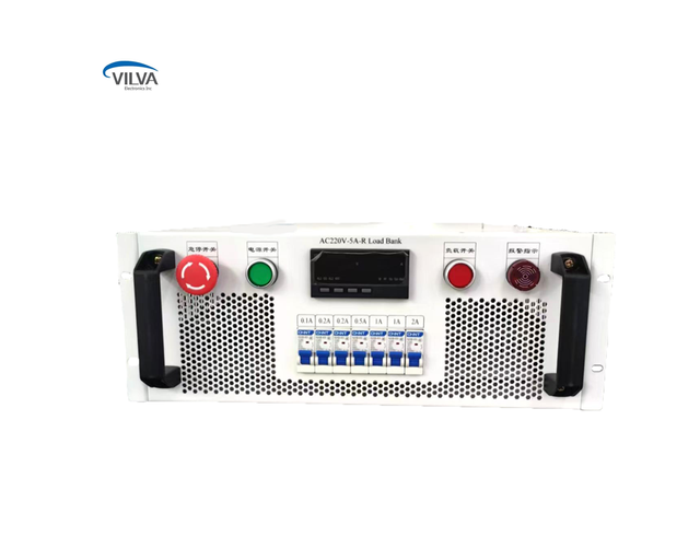 AC 220V 1.1kW 5A Rack Mounted Load Bank Variable Current for Generator/UPS/Invert Testing Resistive Load Banks Manufactory