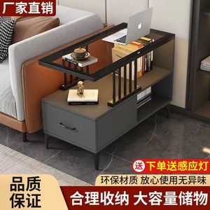Wan Yusen <b>Side</b> <b>Table</b> 58cm 1 Drawer <b>Storage</b> Shelf For Living Room Minimalist Design - Product Image 5