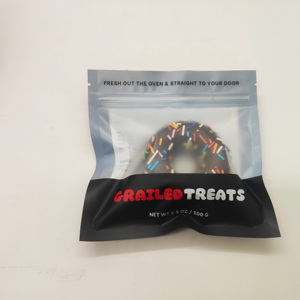 Cấp Thực Phẩm Bao Bì Bao Bì Túi Nhiệt Niêm Phong Dây Kéo Túi <span class=keywords><strong>New</strong></span> <span class=keywords><strong>York</strong></span> Phong Cách Cookie Túi Nhựa Cho Cửa Hàng Bánh - Product Image 5