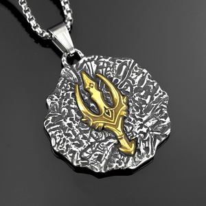 Collier pour homme en acier inoxydable, pendentif en forme d'épée, style hip-hop, bijoux cadeau - Product Image 3