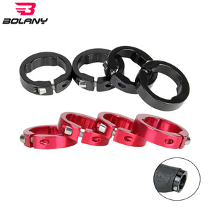 Anillo de bloqueo para manillar Bolany, aleación de aluminio, negro y rojo, para bicicletas de montaña - Product Image 1