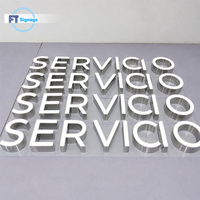 Lettres LED lumineuses frontales OEM ODM personnalisées, enseigne commerciale 3D illuminée pour éclairage de centre commercial, étanche IP65/IP66, certifiée CE