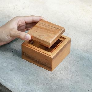Scatola sicura-rompicapo scatola di legno con lucchetto misterioso e <span class=keywords><strong>trucchi</strong></span> magici-salvadanaio ideale - Product Image 4