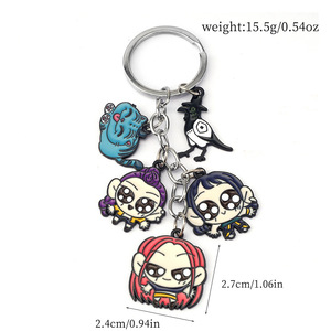 Llavero de Anime K-POP Hunter Girl Group, Colgante de Aleación de Zinc con Diseño de Rumi, <span class=keywords><strong>Mila</strong></span> y Zoi - Product Image 5