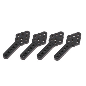 4 pezzi <span class=keywords><strong>Kit</strong></span> di sollevamento con supporto ammortizzatore in metallo per 1:10 Traxxas HSP Redcat <span class=keywords><strong>Tamiya</strong></span> RC4WD assiale SCX10 D90 HPI RC per auto fuoristrada cingolato - Product Image 1