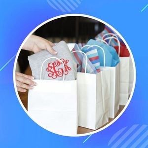 Kraft Paper Bags with Handles Bulk <b>Gift</b> Medium Size for Shopping Party <b>Small</b> Business Takeaway Food Packaging Paper Bags - Product Image 6