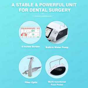 Macchina per impianto chirurgico a fibra ottica con motore per impianto dentale con pompa ad acqua integrata - Product Image 4