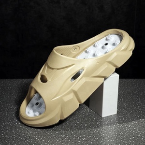 Claquettes de massage unisexes légères à bout ouvert, semelle EVA, dessus en plastique, confortables pour l'extérieur en été - Product Image 2