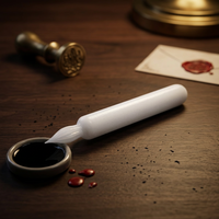 Stylo à plume en verre cristal de luxe, fait main, coloré, pour calligraphie, signature, écriture, dessin et cadeau