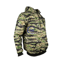 Sweat à capuche en nylon ripstop à rayures tigre tactique de sécurité personnalisé