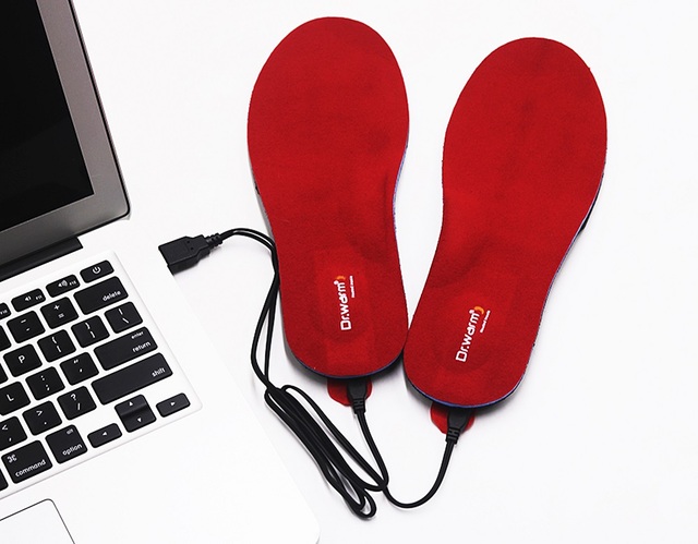 Velvet Women's Rechargeable Battery Heated Insoles 7.4V Self-Heating Wireless Remote Control Sports & Comfort Insoles