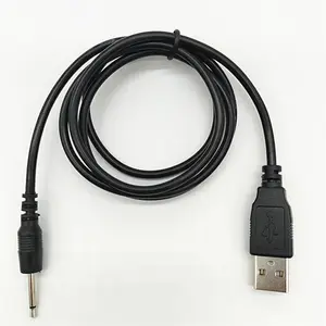 USB Male Ke 2.5 Mm Kabel Audio Mono USB 2.0 Kabel Pengisian Audio