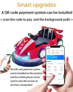 <span class=keywords><strong>Voiture</strong></span> électrique à tamponneaux pour enfants, parc d'attractions, jouet pour enfants en fibre de verre durable - Product Image 4