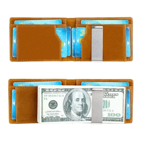 Luxury Genuine Leather <b>RFID</b> Protected <b>Wallet</b> Custom Logo Open Closure Long Daily Use <b>for</b> <b>Men</b> and Women - Product Image 3