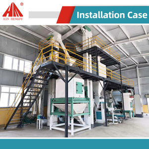 9KWH400 6-8 T/H automatique projet d'alimentation animale granulés alimentaires clé en main usine avec silos machine à granulés alimentation animale - Product Image 4