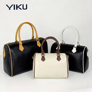 Sac bandoulière personnalisé YIKU 2026 – Vente en gros d'usine – <span class=keywords><strong>Petit</strong></span> sac à main de luxe pour femme avec logo personnalisé – Sac Boston - Product Image 5