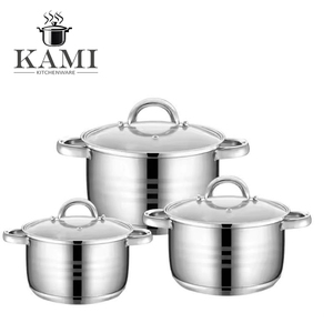 Olla de Cocina de Acero Inoxidable 201 con Tapa de Vidrio Templado, Olla Clásica 2026 de 26 cm para Sopa y Caldo, Económica - Product Image 2