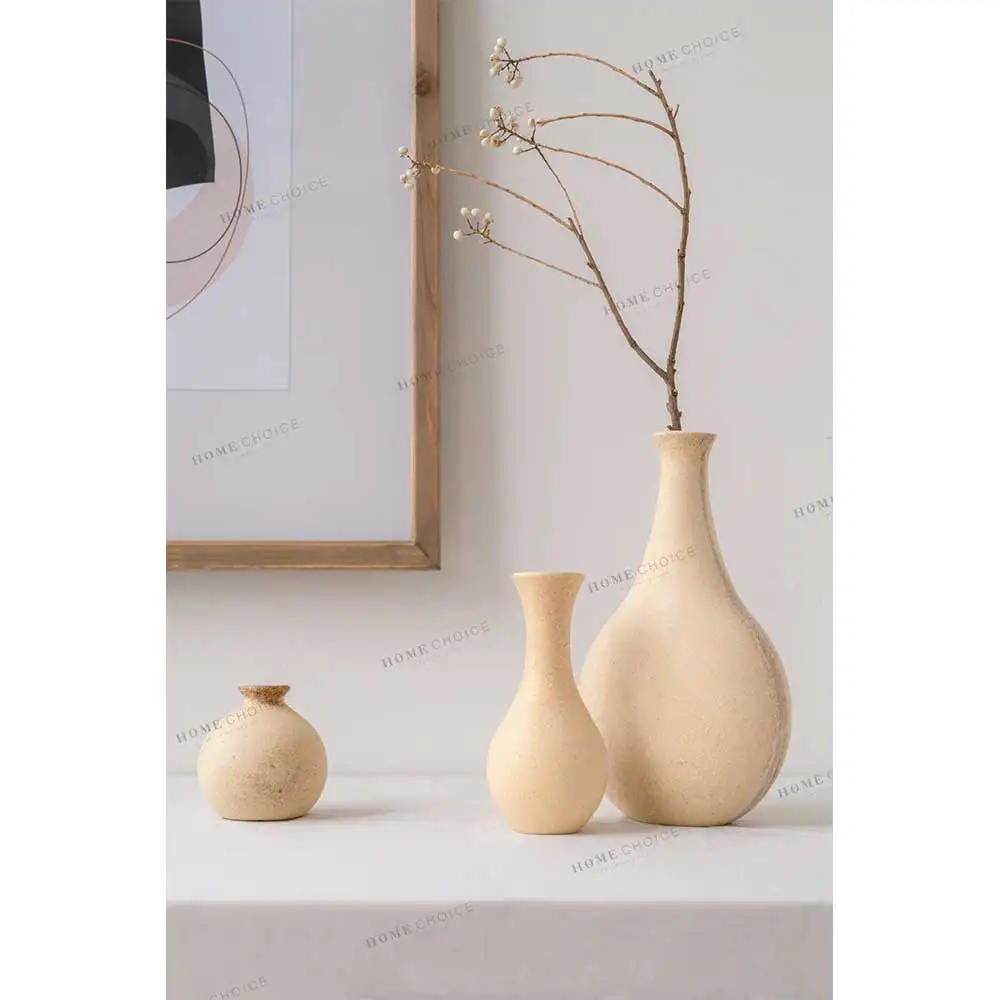 Vaso de bambu rústico para decoração de casa, vaso de flores artesanal de bambu com estilo vintage de 2020