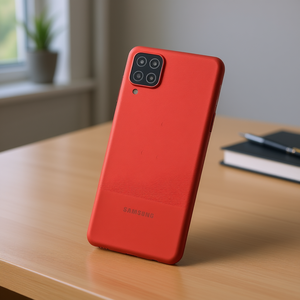 Cover Posteriore Rossa per Samsung Galaxy A12 SM-A125F, Scocca Sostitutiva in Materiale ABS - Product Image 3