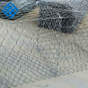 Paniers de gabion hexagonaux enduits de PVC Grillage Mur de pierre et mur de soutènement Contrôle de l'érosion Cages en pierre Bunnings - Product Image 3