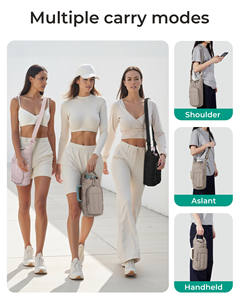 Bolsa para Botella de Agua con Diseño de Múltiples Bolsillos, Estilos de Transporte Versátiles, Bolsas con Aspecto Acolchado Elegante - Product Image 6