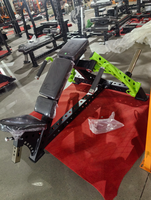 NO.10 Machine à exercices pour pectoraux, bras et dos, à charge libre, inclinable, réglable, pour l'entraînement de force des deltoides arrière, usage commercial en salle de sport