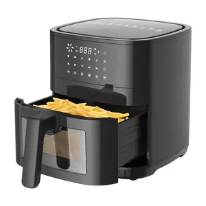 Thời gian thông minh điện nóng có thể nhìn thấy chất lượng cao nồi chiên không khí XL 1900W friteuse một không khí