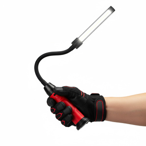 Lampe de travail <span class=keywords><strong>LED</strong></span> de chantier <span class=keywords><strong>rechargeable</strong></span>, robuste, portable, avec base magnétique, étanche, projecteur COB - Product Image 2