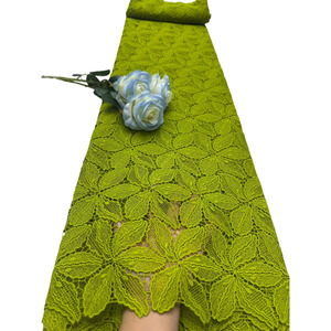 Tela de Encaje de Cordón Guipur de <span class=keywords><strong>Moda</strong></span> NI.AI, Tela de Encaje de Cordón Africana de Alta Calidad para Fiestas Nigerianas - Product Image 1