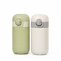 Bouteille d'eau isotherme en acier inoxydable 316 à double paroi 280 ml 500 ml, mini-gobelet de poche avec paille, vente en gros directe usine