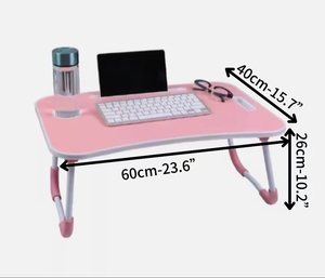 Escritorio portátil Shaohua, bandeja de cama portátil ajustable, mesa multifuncional, mesa plegable para ordenador - Product Image 1